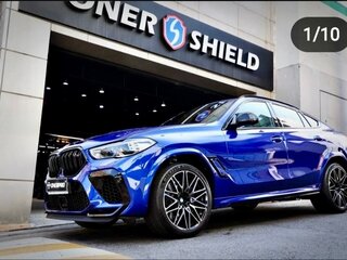 2021 BMW X6 M III (F96), синий, 12000000 рублей, вид 3