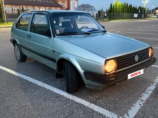 1991 Volkswagen Golf II, голубой, 75000 рублей, вид 2
