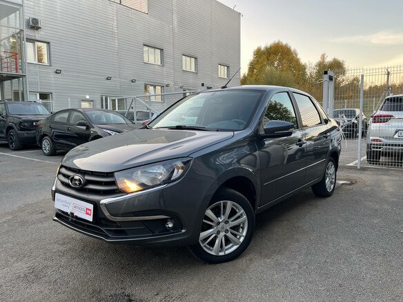 2024 Lada (ВАЗ) Granta I Рестайлинг, серый, 771639 рублей - вид 4