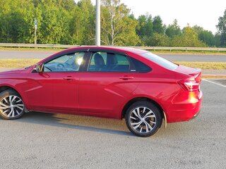 2018 Lada (ВАЗ) Vesta I, красный, 750000 рублей, вид 4