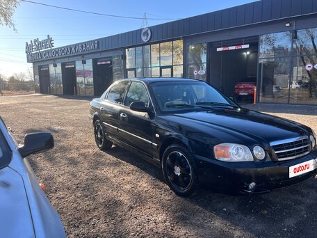 2004 Kia Magentis I Рестайлинг, чёрный, 200000 рублей, вид 2
