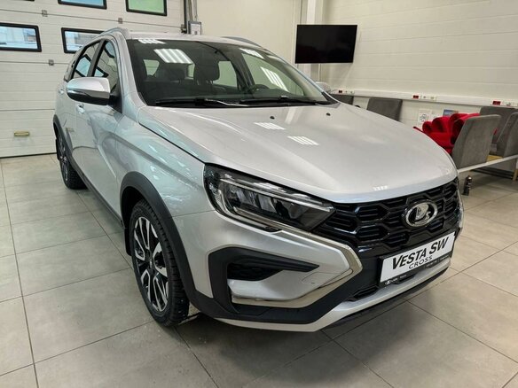 2026 Lada (ВАЗ) Vesta SW Cross I Рестайлинг (NG), серебристый, 2091000 рублей - вид 1