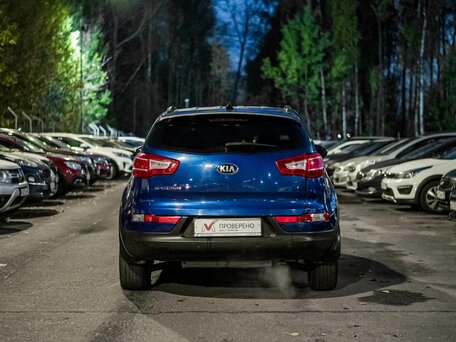 2010 Kia Sportage III, синий, 725000 рублей, вид 4