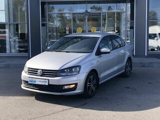 2015 Volkswagen Polo V Рестайлинг, серебристый, 838500 рублей, вид 1