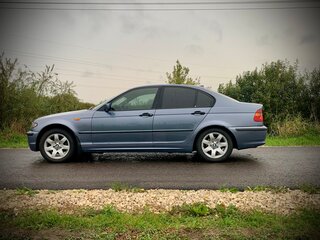 2003 BMW 3 серии 318i IV (E46) Рестайлинг, синий, 460000 рублей, вид 3