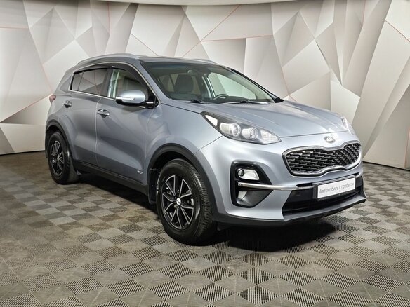2019 Kia Sportage IV Рестайлинг, серебристый, 2175150 рублей - вид 2