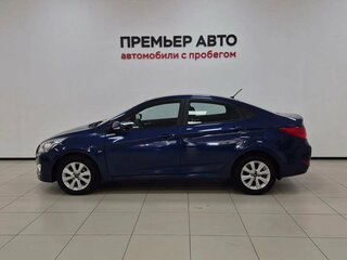 2016 Hyundai Solaris I Рестайлинг, синий, 1050000 рублей, вид 4