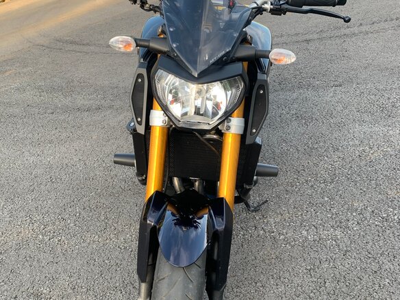 2014 Yamaha MT-09 (FZ-09), фиолетовый, 770000 рублей - вид 2