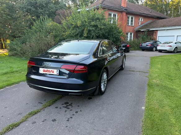 2016 Audi A8 Long III (D4) Рестайлинг, синий, 2450000 рублей - вид 8