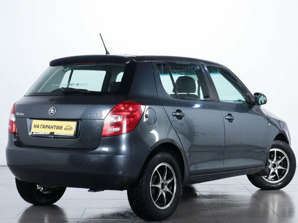 2013 Skoda Fabia II Рестайлинг, серый, 529000 рублей - вид 5