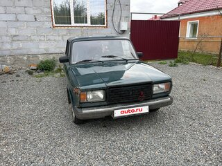 2007 Lada (ВАЗ) 2107, зелёный, 90000 рублей, вид 2