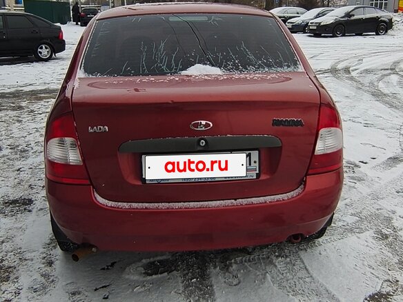 2006 Lada (ВАЗ) Kalina I, красный, 255000 рублей - вид 2