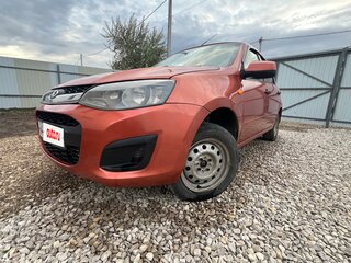 2015 Lada (ВАЗ) Kalina II, оранжевый, 265000 рублей, вид 2