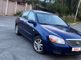 2007 Kia Cerato I Рестайлинг, синий, 355000 рублей, вид 2