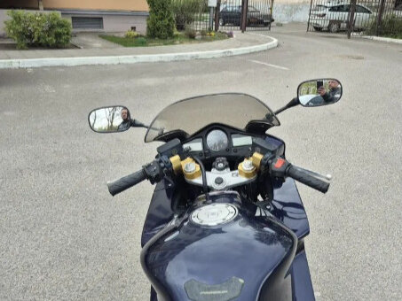 2003 Honda VFR 800, синий, 445000 рублей, вид 3