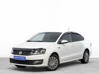 2016 Volkswagen Polo V Рестайлинг, белый, 929000 рублей, вид 3