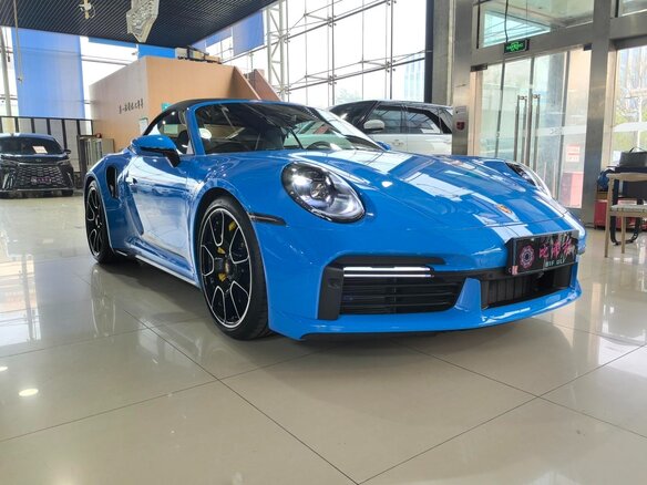 2025 Porsche 911 Turbo S VIII (992) Рестайлинг, голубой, 43333666 рублей - вид 3