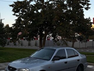 2008 Hyundai Accent ТагАЗ II, серебристый, 620000 рублей, вид 1