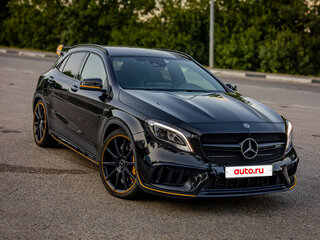 2017 Mercedes-Benz GLA AMG 45 AMG I (X156) Рестайлинг, чёрный, 3950000 рублей, вид 2