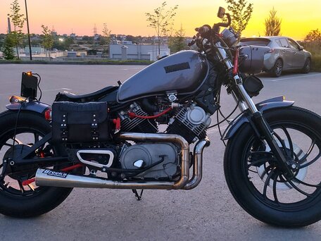 1981 Yamaha XV750 Virago, серый, 530000 рублей, вид 2