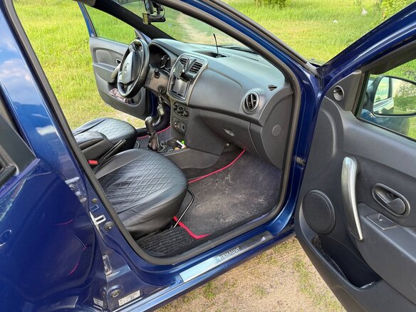 2014 Renault Logan II, синий - вид 11