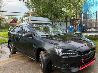 2007 Mitsubishi Lancer X, чёрный, 750000 рублей, вид 3