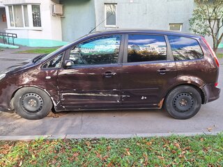 2008 Ford C-MAX I Рестайлинг, фиолетовый, 320000 рублей, вид 4