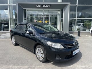 2011 Toyota Corolla X (E140, E150) Рестайлинг, чёрный, 1039000 рублей, вид 3