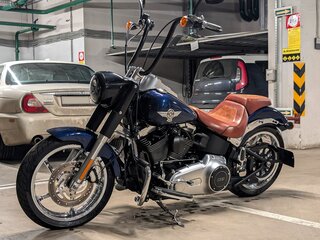 2012 Harley-Davidson Fat Boy, синий, 1280000 рублей, вид 5