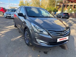 2014 Hyundai Solaris I, серый, 639000 рублей, вид 3