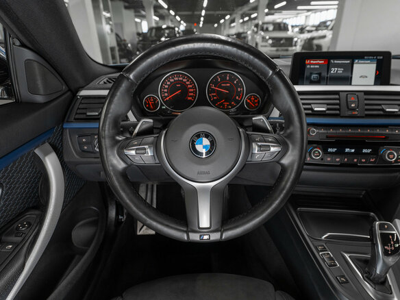 2017 BMW 4 серии 420d xDrive F32/F33/F36 Рестайлинг, синий, 2840000 рублей - вид 9