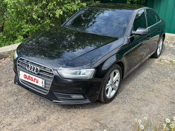 2014 Audi A4 IV (B8) Рестайлинг, чёрный, 1350000 рублей