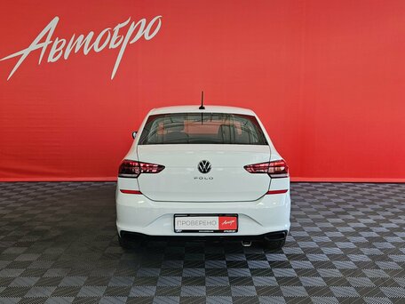 2022 Volkswagen Polo VI, белый, 1350000 рублей, вид 4