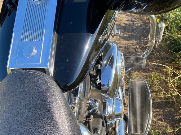 2002 Harley-Davidson Road King, серый, 750000 рублей - вид 8
