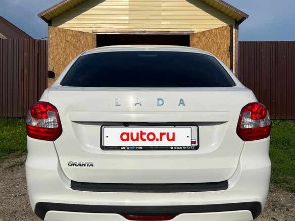 2018 Lada (ВАЗ) Granta I Рестайлинг, белый, 600000 рублей - вид 2