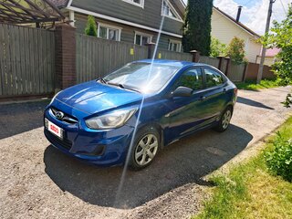 2011 Hyundai Solaris I, синий, 530000 рублей, вид 1