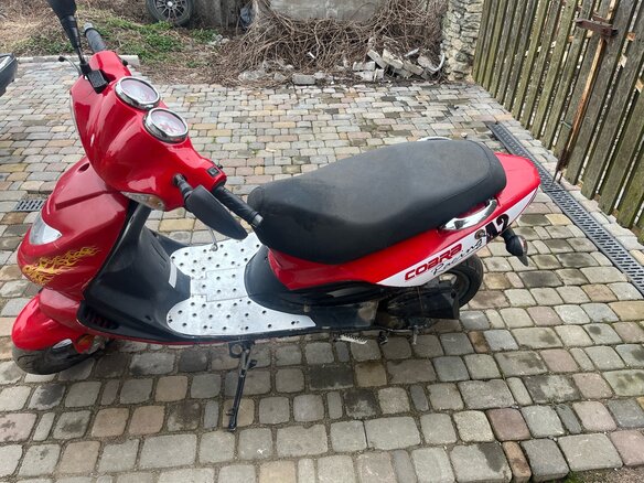 2008 Suzuki AN 125, красный, 35000 рублей - вид 1