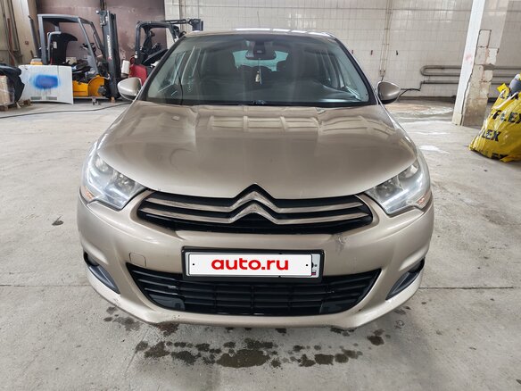 2012 Citroen C4 II, бежевый, 470000 рублей - вид 4