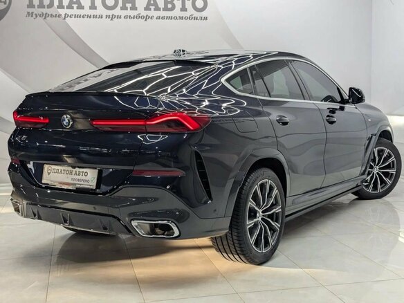 2023 BMW X6 30i III (G06) Рестайлинг, синий - вид 5