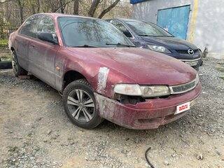 1992 Mazda 626 IV (GE), красный, 65000 рублей, вид 1