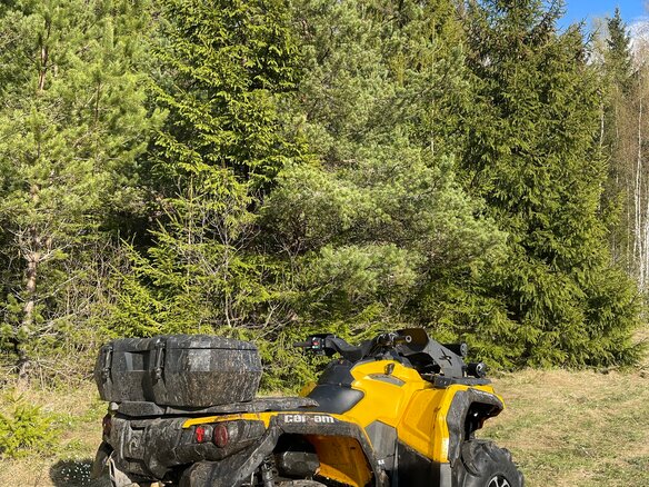 2012 BRP Can-Am Outlander 800, жёлтый, 750000 рублей - вид 6