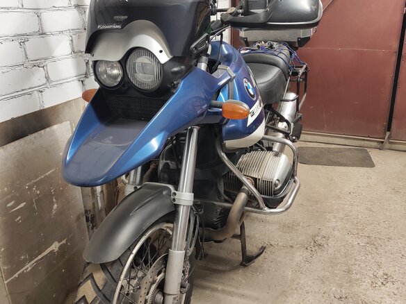 2001 BMW R 1150 GS, синий, 420000 рублей - вид 1