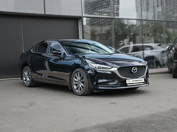 2019 Mazda 6 III (GJ) Рестайлинг 2, чёрный, 2600000 рублей - вид 2