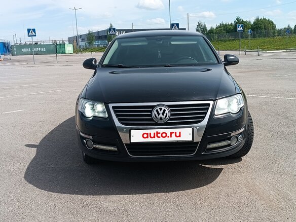 2005 Volkswagen Passat B6, чёрный - вид 1