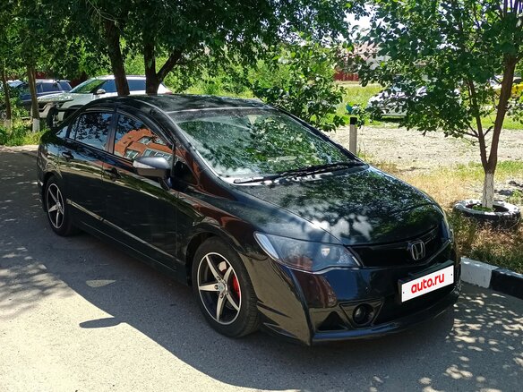 2007 Honda Civic VIII, чёрный, 680000 рублей