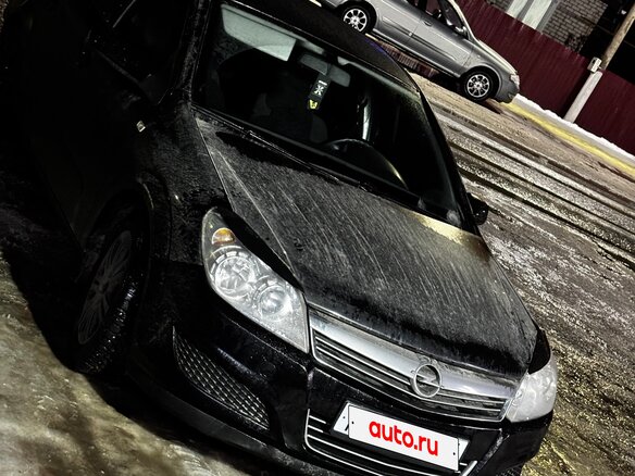 2008 Opel Astra H Рестайлинг, чёрный, 480000 рублей - вид 1
