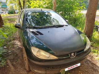 2002 Peugeot 206, зелёный, 300000 рублей, вид 1