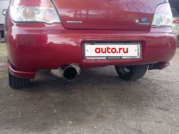 2006 Subaru Impreza II Рестайлинг 2, красный, 900000 рублей - вид 2