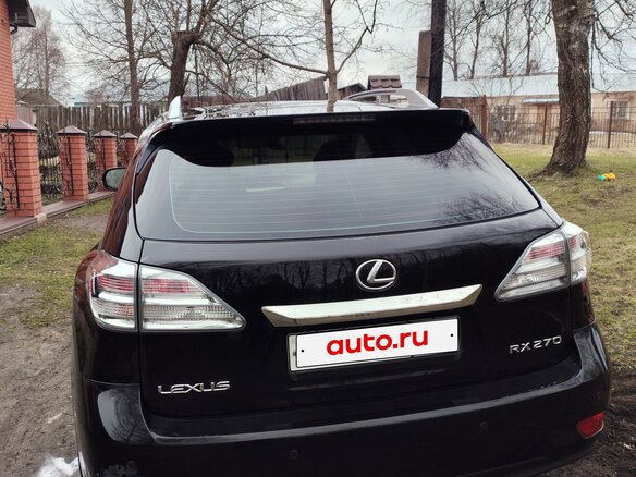 2011 Lexus RX 270 III, чёрный, 1940000 рублей - вид 3