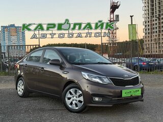 2016 Kia Rio III Рестайлинг, коричневый, 1099000 рублей, вид 1